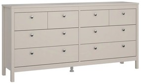 Comodă grej 159x80x38 cm Madrid – Tvilum