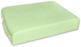 Cearșaf jersey pentru cărucior Baby Nellys 75 x 35 - verde 75x35