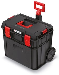 Valisa cu roti A, 51 cm, compartiment, neagra
