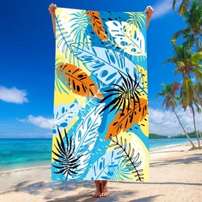 Prosop plaja SUMMER FRESH 100x180 cm colorat, 100% microfibra