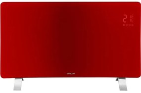 Sencor - Convector electric inteligent 1200/2400 W, 230 V, IP24, Wi-Fi, roșu