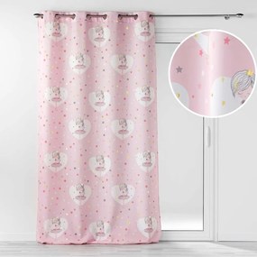 Draperie pentru copii roz 140x260 cm Petite Etoile – douceur d'intérieur