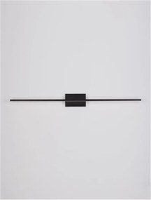 Aplica LED pentru oglinda / tablou AZURE negru L-120,5cm