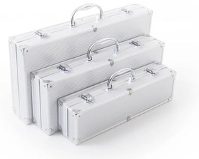 Set de unelte pentru grătar G21, 17 buc, carcasă aluminiu