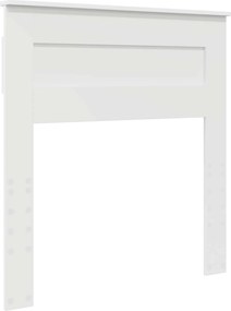 vidaXL Tăblie cap Alb 80 cm Lemn compozit