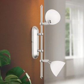 Aplica de perete sau tavan design modern OPALDESIGN 2L, satin