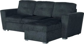 Coltar extensibil, material texturat gri, APARTMENT 245cm