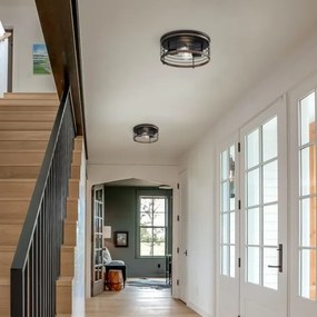 Plafonieră Westinghouse 61250 ACKTON 2xE27/60W/230V lemn recuperat