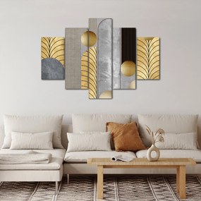 Tablou - Decorațiuni de aur (150x105 cm)