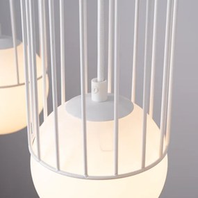 Lustră pe cablu Sollux SL.1333 BRINA 3xG9/8W/230V alb