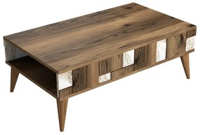 Masă de cafea Madre (Alb + Nuc). 1088752