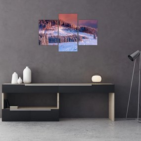 Tablou - Peisaj de iarnă (90x60 cm)