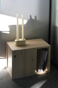 Noptieră în culoare naturală din lemn de pin Grab It – Karup Design