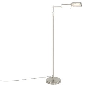 Lampa de podea de design din oțel cu LED inclus cu dimmer tactil - Notia