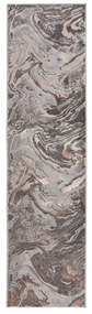 Covor tip traversă Flair Rugs Marbled gri-bej, 60 x 230 cm