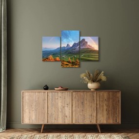 Tablou cu curcupeu deasupra stâncilor (90x60 cm)