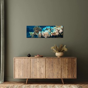 Tablou - în ocean (cu ceas) (90x30 cm)