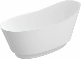 Cada freestanding Omnires Neo M+ alb  158x72 cm inaltime 75 cm