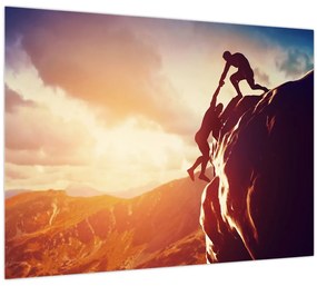 Tablou - Alpiniști (70x50 cm)