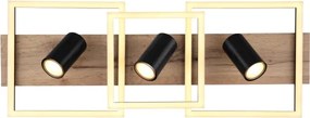 Globo 67305D2 - Plafonieră LED KASSU LED/48W/230V + 3xGU10/5W 3000K 27x72 cm