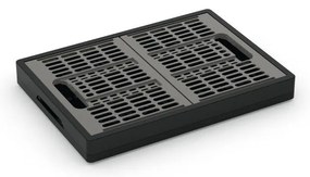 Cutie de depozitare gri din plastic 47,5x34,5x23,5 cm Folding Crate – KIS