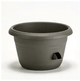 Plastia Jardinieră auto-udare Siesta gri, diam. 25 cm, diam. 25 cm