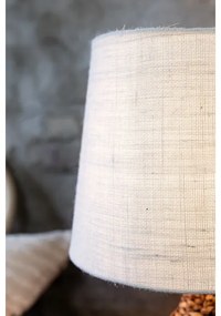 Lampă de masă Markslöjd 108771 PAGLIA 1xE27/40W/230V alb/ratan