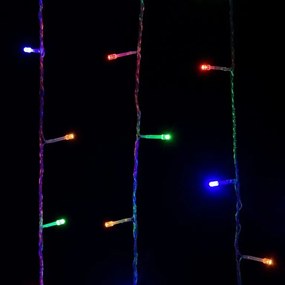 Iluminat LED de Crăciun-20m,200 LED-uri colorat, cablu verde