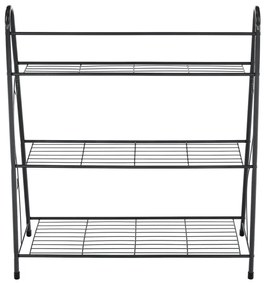 Raft metalic Veruma,  gri închis