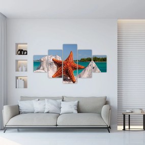 Tablou cu stea de mare (125x70 cm), în 40 de alte dimensiuni noi