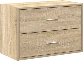 vidaXL Dulap cu 2 sertare Stejar Sonoma 60x31x40 cm Lemn prelucrat