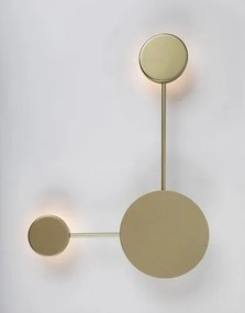 Aplica LED de perete moderna Amadeo aurie