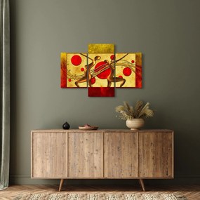 Tablou abstract cu două femei (90x60 cm)