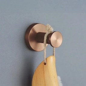 Cuier de baie 6606A Modern Brush Copper