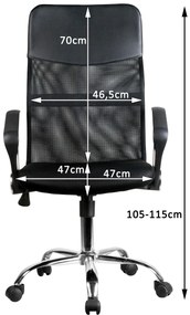 Scaun de birou Faelan (Negru). 1069592