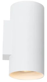 Aplică de perete de design alb rotundă - Sab