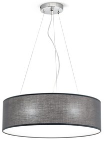 Lustra suspendata design modern Ufo 50cm gri