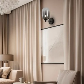 Lampă de perete ALIAS 1xG9/8W/230V negru/gri