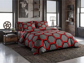 Lenjerie de pat din microfibra Culoare gri, ZORINO Dimensiune lenjerie de pat: 2 buc 70 x 90 cm | 200 x 220 cm