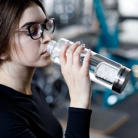 TEMPO-KONDELA CRYSTAL, flacon de sticlă cu cuarţ, 500 ml