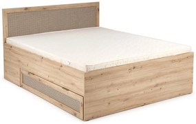 Pat Borneo LOZ 160x200 cm stejar artizan/negru