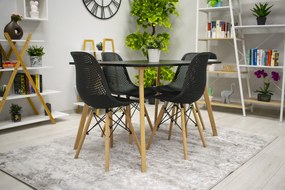 Scaun negru TROY