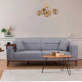 Set Canapea Extensibilă si Fotoliu Liones Tepsili, Gri