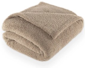 Pătură taupe din micropluș/cocolino 150x200 cm Cocoon – Tiseco Home Studio