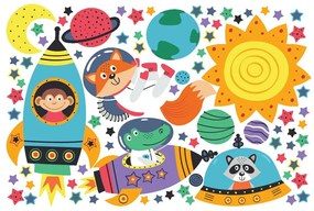 Autocolante de perete pentru camera copiilor Ambiance Space