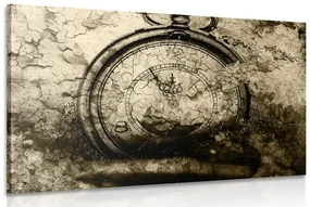 Tablou ceasuri antice în design sepia