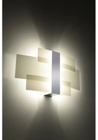 Aplică perete CELIA 2xG9/40W/230V crom/alb