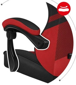 Fotoliu gaming Fusion 4.4 (negru + roșu). 1087471