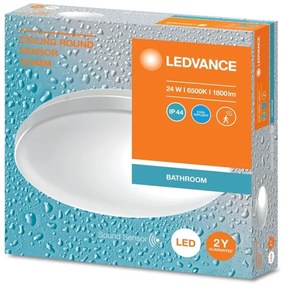 Plafonieră LED cu senzor pentru baie Ledvance CEILING ROUND LED/24W/230V IP44