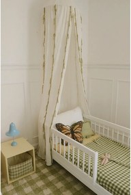 Covor pentru copii verde lavabil/țesut manual din bumbac 90x120 cm Vichy – Lorena Canals